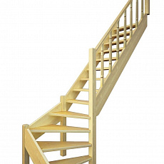 Лестница универсальная ЛЕС-07 деревянная, проем 810х3100мм, L-3000мм
