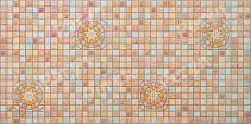 Панель ПВХ 955*480мм Мозаика медальон коричневый (30шт/уп)