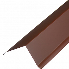 Планка карнизная полимер 80х2000мм, коричневый