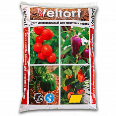 Грунт Veltorf для томатов и перцев 25 л