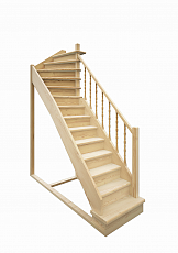 Лестница универсальная ЛЕС-215 деревянная, проем 960х2550мм, L-2900мм