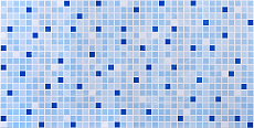 Панель ПВХ 955*480мм Мозаика синий микс (30шт/уп)