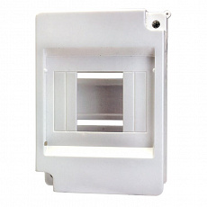 Щит распределительный навесной ЩРн-П-4 IP30 пластиковый белый прозрачная дверь КМПн 2/4