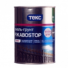 ТЕКС Грунт-Эмаль РжавоStop серый 0,9 кг (14шт/уп)